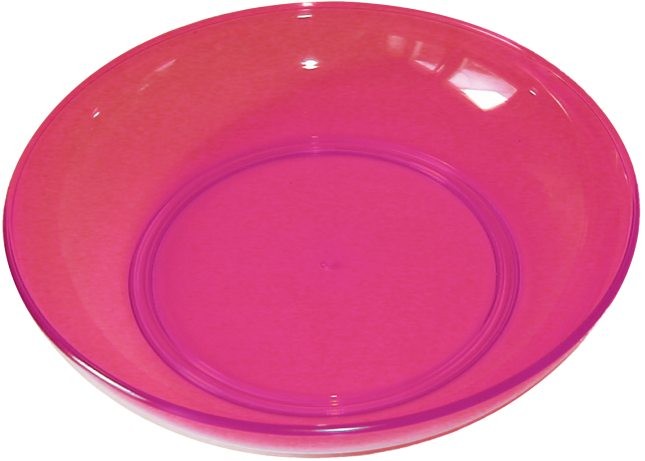 Assiette fushia acidulé...