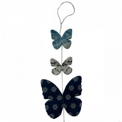 Guirlande 'Papillons précieux bleus' 