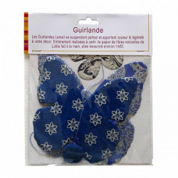 Guirlande 'Papillons précieux bleus' 