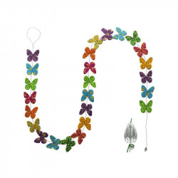 Guirlande Papillons multicolores "Eté" 