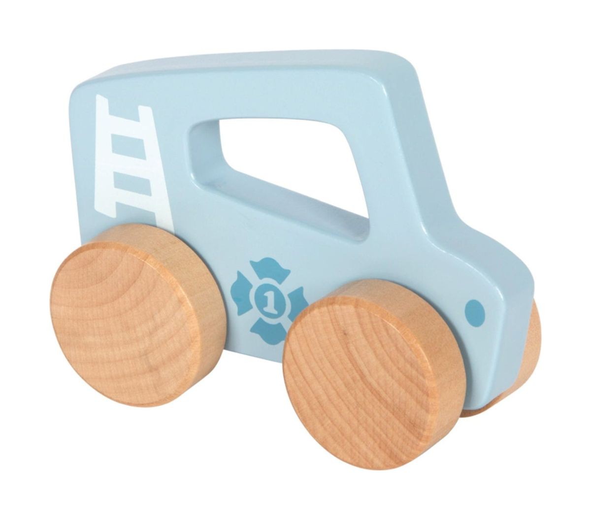 Voiture à pousser- Bleue