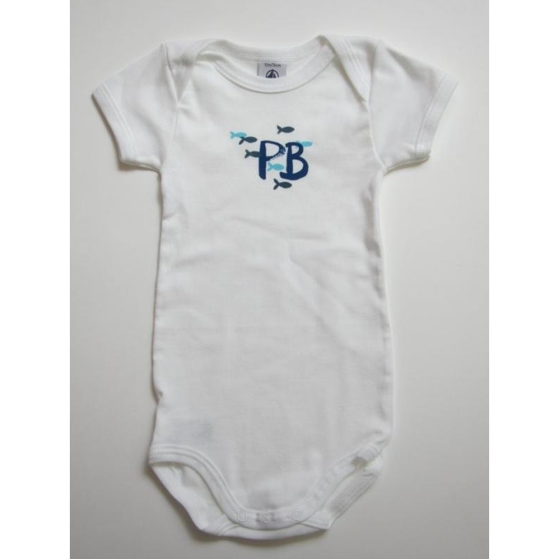 Body blanc "Petit Bateau" Body blanc "Petit Bateau"