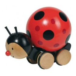 Coccinelle en bois à pousser 'Gollnest&Kiesel'