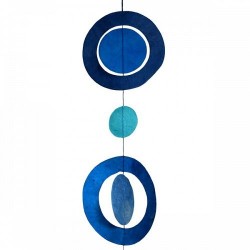 Guirlande  'planètes ' bleu 