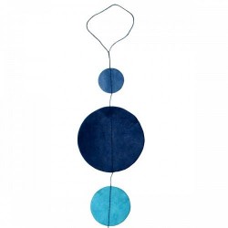 Guirlande  'planètes ' bleu 