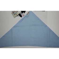 Bavoir bandana bleu ciel 