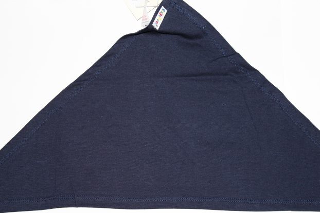 Bavoir bandana bleu marine