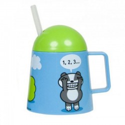 Tasse avec paille 'Tiny Frog' 12 mois + 