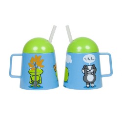 Tasse avec paille 'Tiny Frog' 12 mois + 