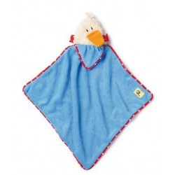 Doudou bleu 'canard'