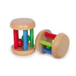 Hochets roues sonores en bois (lot de 2)