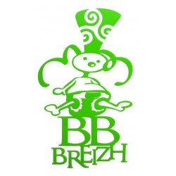 Sticker 'BB Breizh' vert