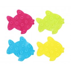 Ventouses de bain antidérapantes- 'Poissons'-par 4