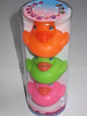 3 canards de bain arroseurs