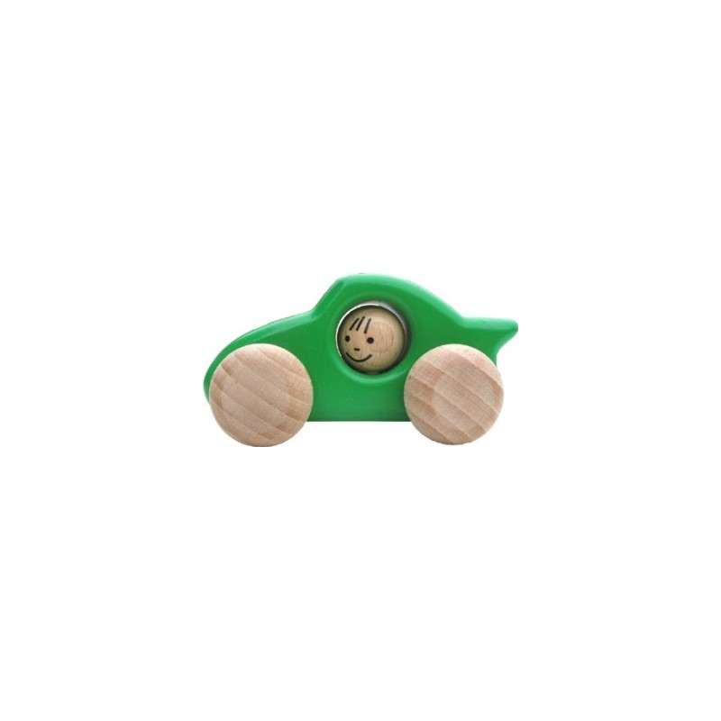 Voiture de course en bois vert Voiture de course en bois vert