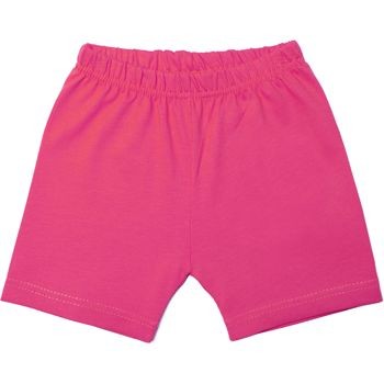 Short en coton fuchsia 18 mois