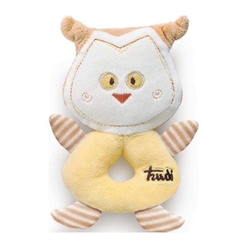 Hochet anneau 'hibou' 12 cm Hochet anneau 'hibou' 12 cm