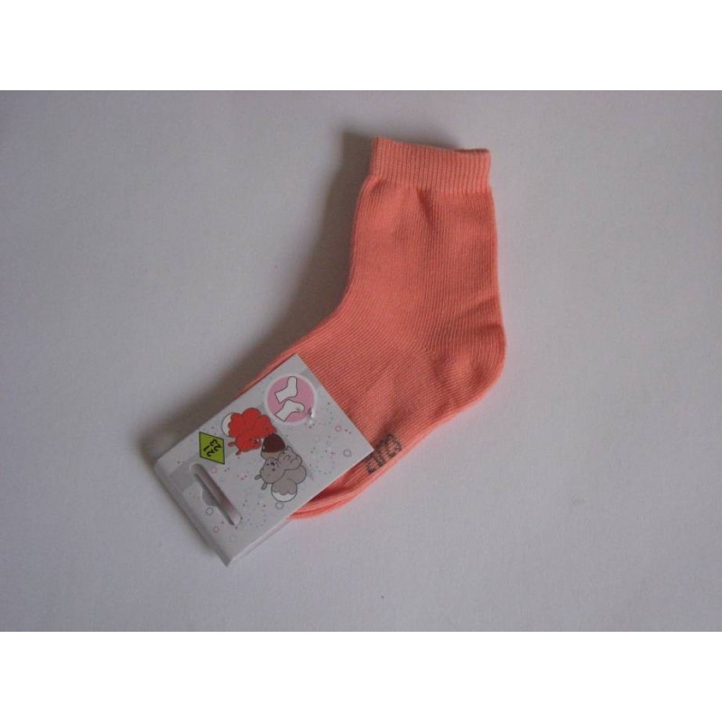 Chaussettes 'unies orange' P:21-23 Chaussettes 'unies orange' P:21-23