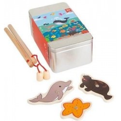 Pêche à la ligne 'animaux de la mer'