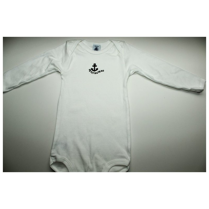 Body blanc "Petit Bateau" 18 mois Body blanc "Petit Bateau" 18 mois