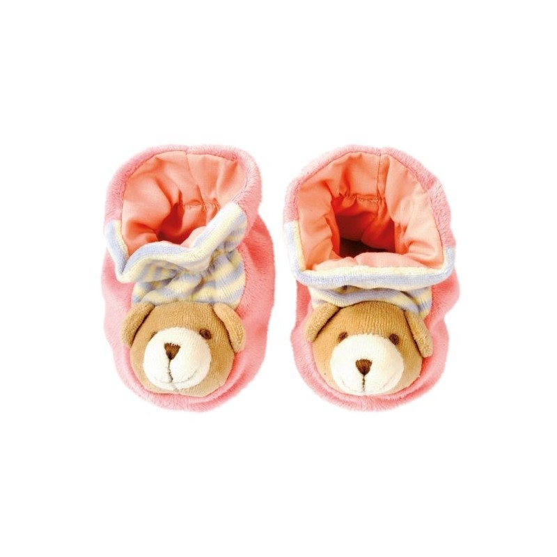 Chaussons roses 1er âge Chaussons roses 1er âge