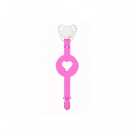 Attache sucette 'Paciplay' rose