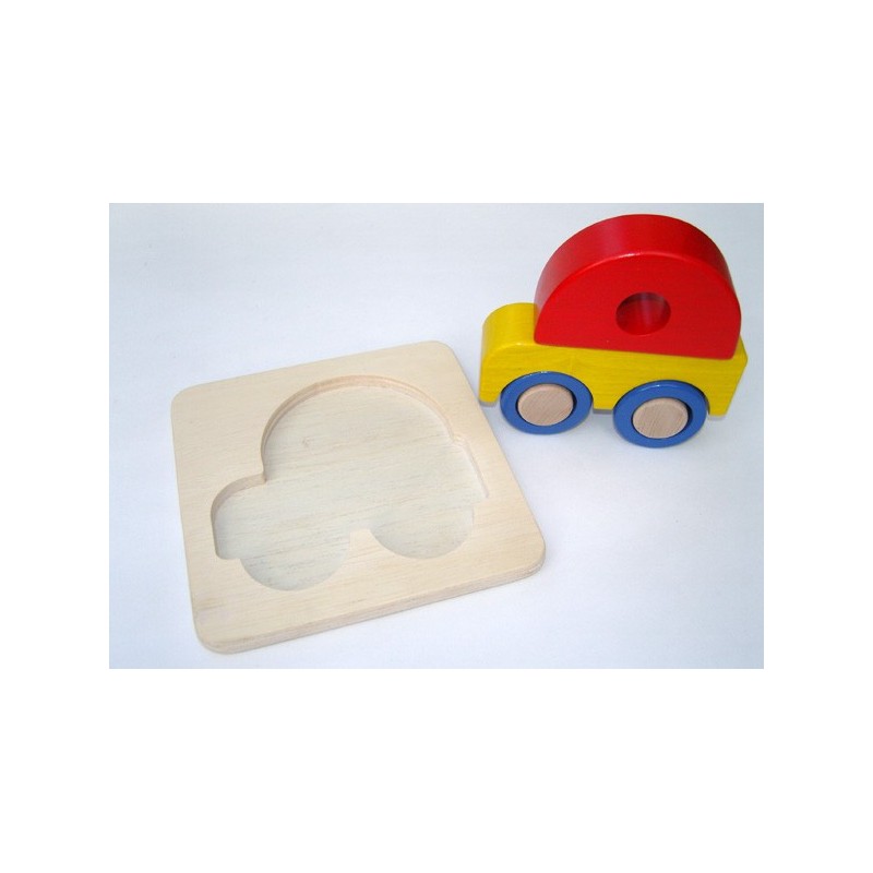 Puzzle Bébé en Bois Petites Voitures - Jabadabado - Prairymood