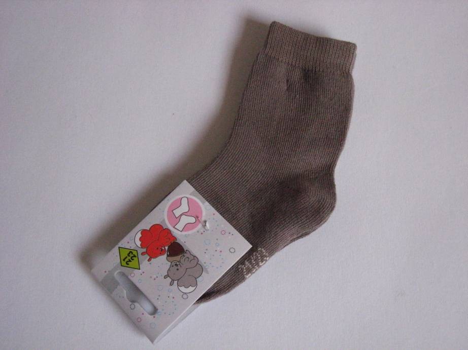 Chaussettes bébé marron...