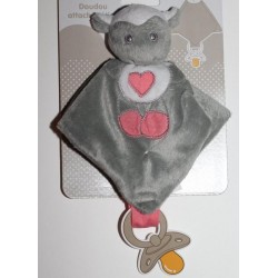 Doudou attache sucette Mouton 