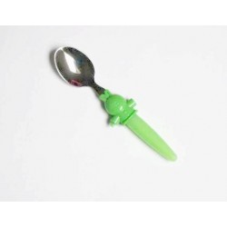 Petite cuillère en inox vert 