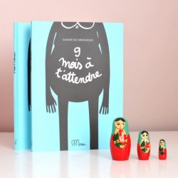 Cahier de grossesse: 9 mois à t'attendre