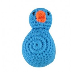 Hochet 'canard bleu' crochet 