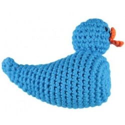 Hochet 'canard bleu' crochet 