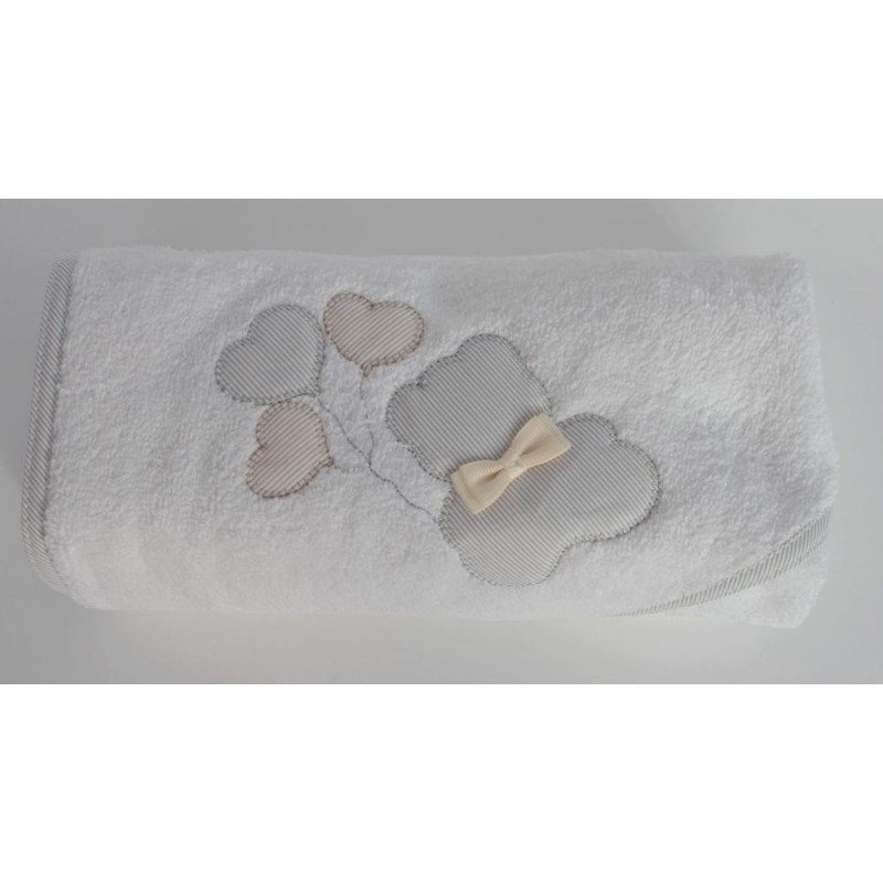 Sortie de bain 'coeurs' Bébé Caramel Sortie de bain 'coeurs' Bébé Caramel