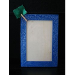 Cadre photo en bois décoré 13x18 cm