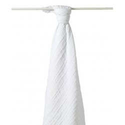 Lange en coton blanc King Bear