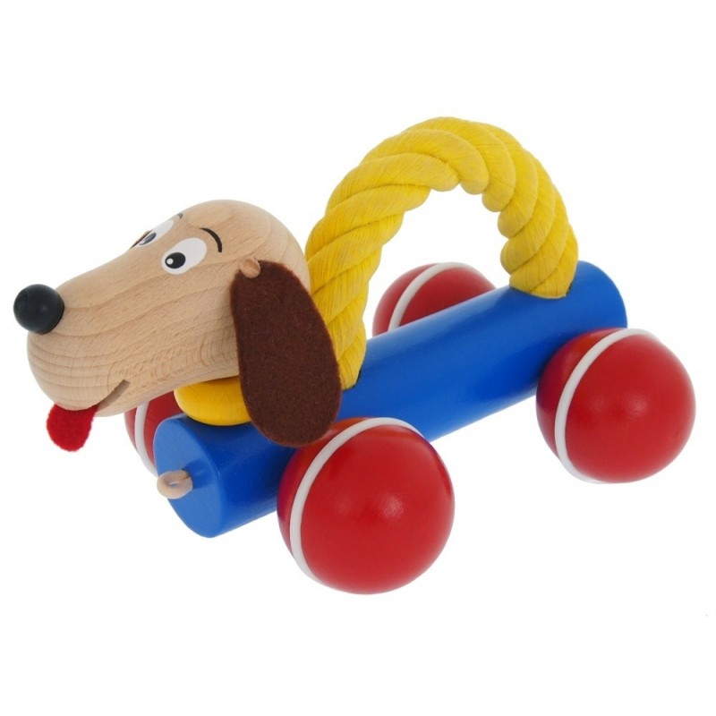 Chien 'Oscar' avec corde Chien 'Oscar' avec corde