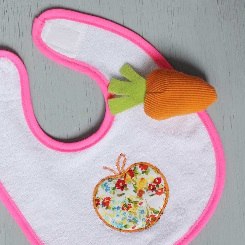 Bavoir Mini Coton Silly Billyz - Col Anti-fuite, Rose, 0-24 Mois - Séchage Rapide, Indéchirable
