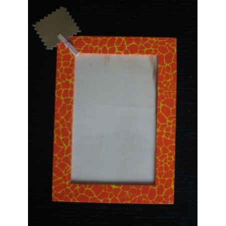 Cadre Photo En Bois 5x7 Pouces – Décoré Main D'une Rose Rouge (Unique)
