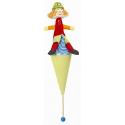 Marotte PETIT SOLDAT au chapeau vert 30 cm