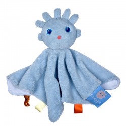 Doudou étiquettes 'ZEB bleu'