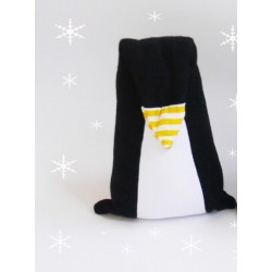 Doudou Pingouin en coton 