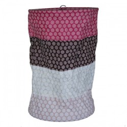 Lampion en papier  motifs fleuris 