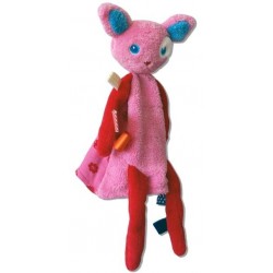 Doudou 'Mimi chat' et amie de Bark
