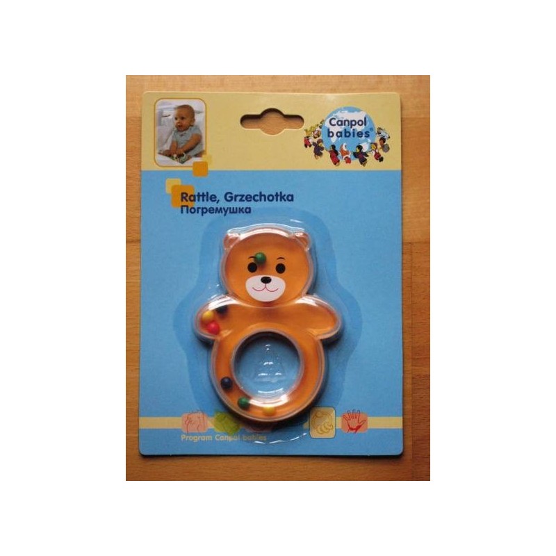 Hochet 'koala' pour bébé dès 3 mois (orange)