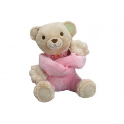 Doudou peluche rose 'Piou Piou & Merveilles''