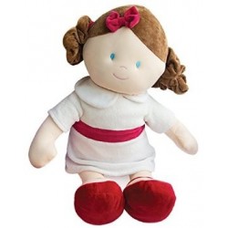 Poupée Chiffon 'Melle Blanche Rose' Doudou & Compagnie