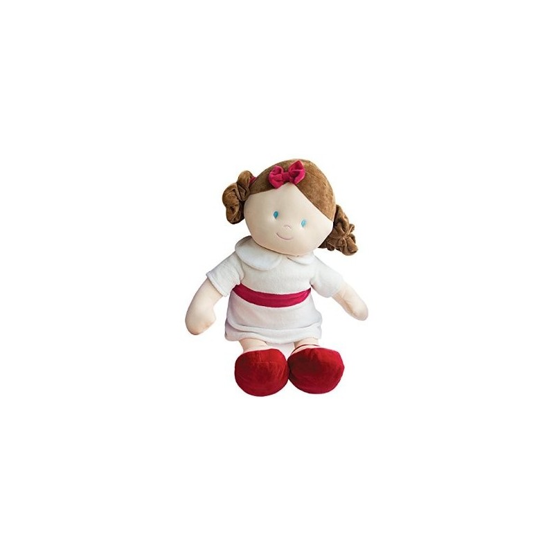 Poupée Chiffon 'Melle Blanche Rose' Doudou & Compagnie Doudou & Compagnie