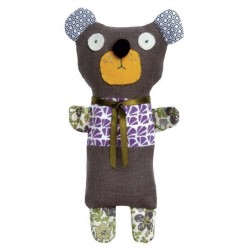 Kit doudou à réaliser 'Augustin l'ours brun'