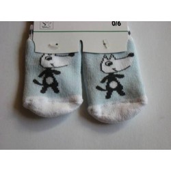 Petites chaussettes motif 'Ptit loup' 